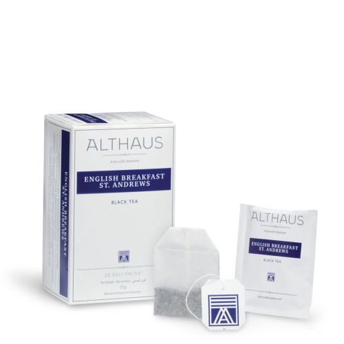 Althaus English Breakfast St. Andrews fekete tea, 20 filteres - Fekete tea