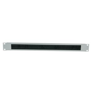 Logilink 19"-os kábelbevezető panel kefével 1U, szürke 130474859 - Logilink