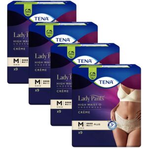 Tena Lady Pants Plus Creme M 36-44, Inkontinencijsko rublje, 4 pakiranja - Proizvod za kućnu njegu