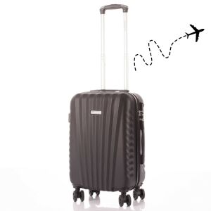 Čierny kufor Leonardo Da Vinci s teleskopickou rukoväťou - Doplnky oblečenia