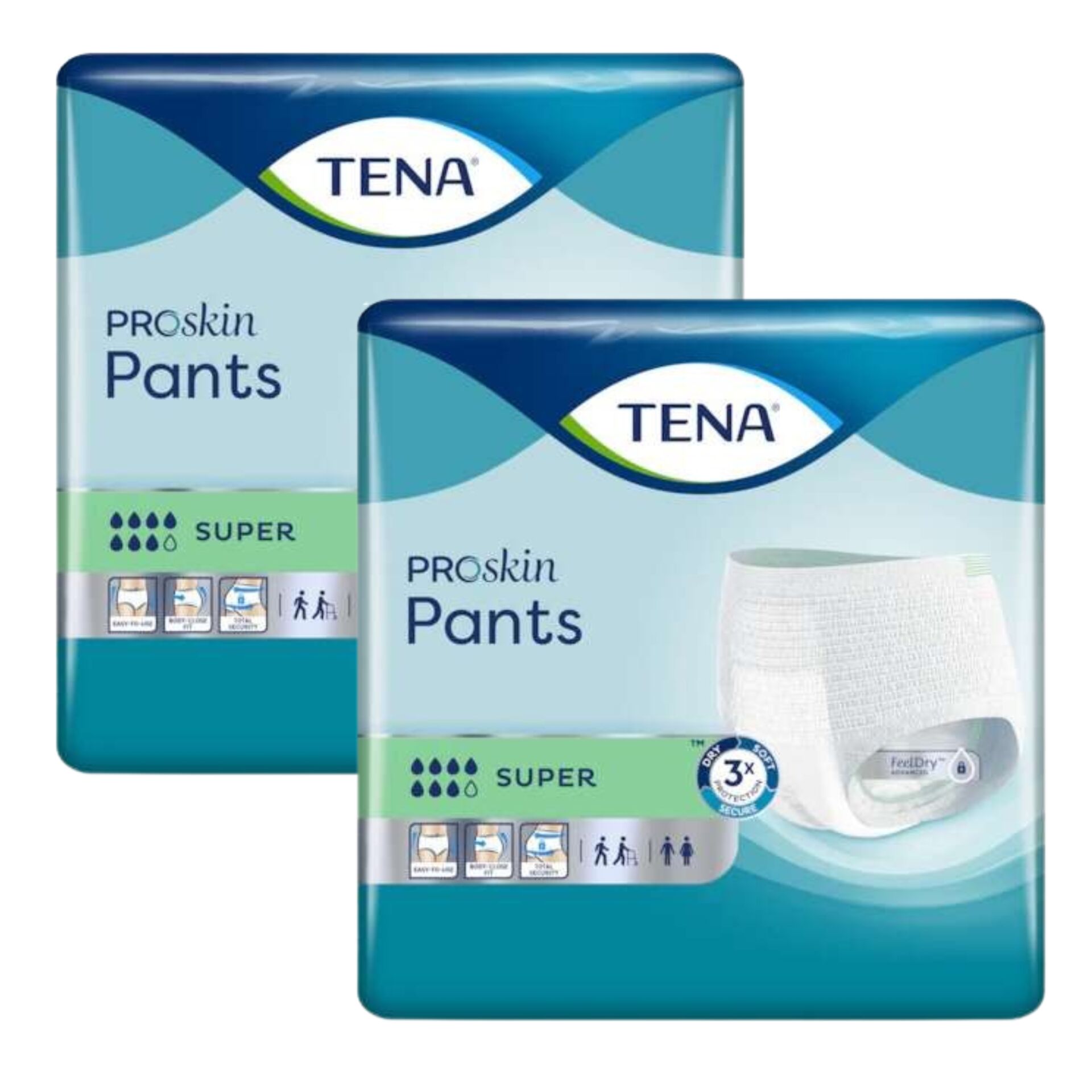 E-shop Tena nohavice Super Large 3 nohavice pre dospelých 100-135cm (2x12ks)