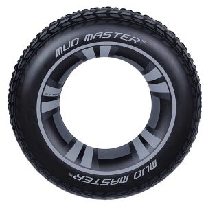 Felfújható úszógumi, autógumi mintás, 91 cm, PVC, 10+ 130492259 - Úszógumi