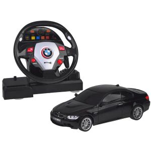 BMW sportautó 1:24, távirányítós játék kormányos vezérlővel