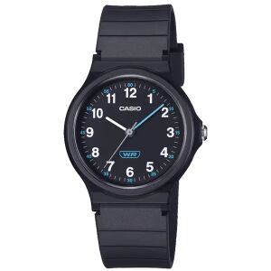 Casio LQ-24B-1BDF női fekete karóra kvarc szerkezettel és műanyag szíjjal - Casio