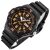 Casio MRW-200H-4B Herrenuhr schwarz und orange Zifferblatt