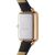 Daniel Wellington Quadro Pressed Sheffield női karóra, 32 mm, fekete bőr/rozéarany 130493592