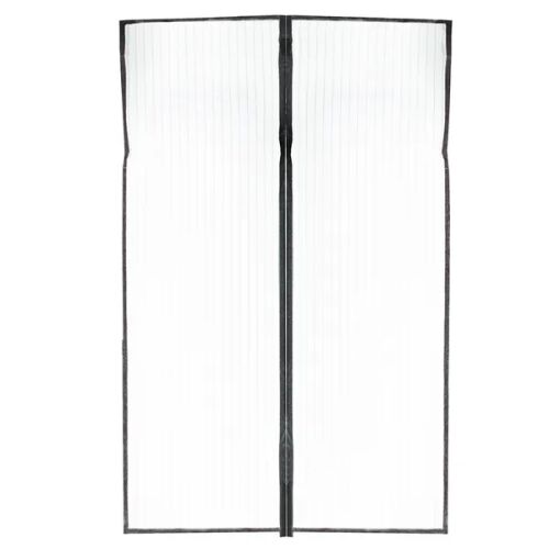 Magnetic mosquito net for door, black, 110×210 cm, with self-adhesive fastening 130494026