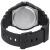 Casio MRW-200H-1E fekete férfi karóra, hátsó nézet