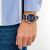 Tommy Hilfiger Henry férfi karóra, 44 mm, bőr szíj, kék/rozéarany 130495694