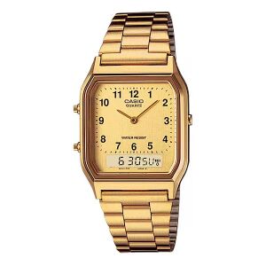 Casio AQ-230GA-9BMQ unisex arany analóg-digitális kvarc karóra 30 m