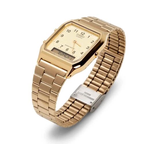 Casio AQ-230GA-9BMQ unisex arany analóg-digitális kvarc karóra 30 m 143255408 - Casio