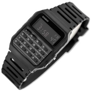 Casio CA-53WF-1B fekete számológépes karóra, digitális kijelző, műgyanta szíj - Casio