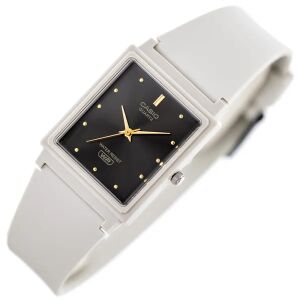 Szögletes nézet a Casio MQ-38UC-8A női bézs műgyanta karóráról - Casio