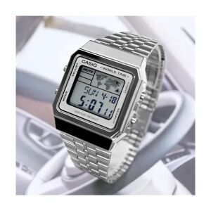 Ceas digital Casio Vintage A500WA-7 cu brățară din oțel inoxidabil - Casio