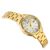 Casio női aranyszínű nemesacél karóra, ezüst számlap, dátum, 30 mm 130498328