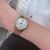 Casio női aranyszínű nemesacél karóra, ezüst számlap, dátum, 30 mm 130498328