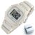 Casio W-218HC-8A uniszex digitális retro karóra krémszínű, WR50, LED 130498431