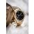 Tommy Hilfiger Brooklyn női karóra – aranyszínű acél, fekete számlap, 41 mm 130498584