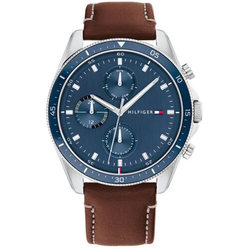 Tommy Hilfiger Parker 1791837 férfi karóra, bőr szíj, WR50, 46 mm 130499552