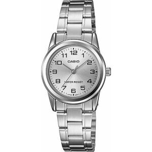 Casio LTP-V001D-7BUDF női ezüst karóra rozsdamentes acél szíjjal, WR30 vízállósággal - Casio