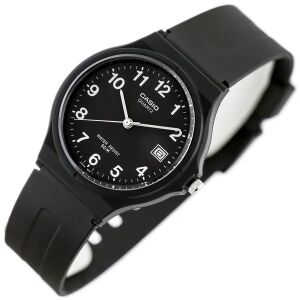 Casio MW-59-1B férfi fekete karóra dátumkijelzéssel - Casio