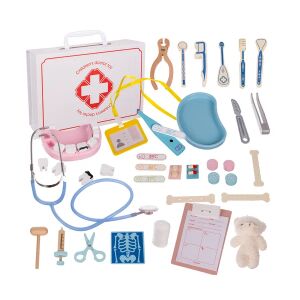 Kruzzel fa orvosi játékkészlet hordtáskával és kiegészítőkkel - Kruzzel