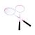 Set rachete badminton – 2 buc + geantă de transport (roz/albastru) 130501241
