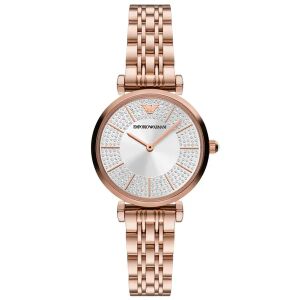 Emporio Armani damski zegarek AR11446, różowe złoto stal szlachetna 32 mm, kwarc 130501606 - Moda i ubiór