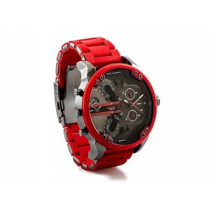 Pánske hodinky Diesel Mr. Daddy 2.0 DZ7370, quartz, 51 mm, červený remienok