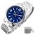 Herrenuhr Casio Silberfarben Blau 130502026