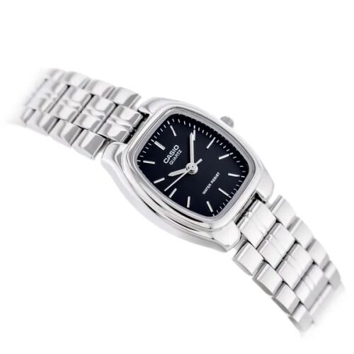 Casio LTP-1169D-1A női karóra, acél szíj, fekete számlap 28 mm 130502645