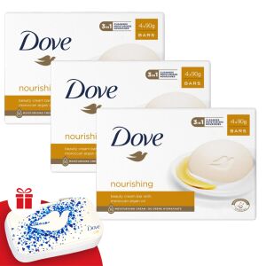 Dove Cream Soap Nourishing 12x90g + Gift Manicure Set 130507342