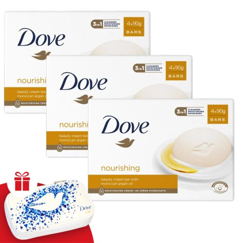Dove Cream Soap Nourishing 12x90g + Gift Manicure Set 130507342
