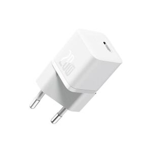 Încărcător de perete Baseus CCGN050102 GaN5 20W USB-C, Alb - Adaptoare de rețea