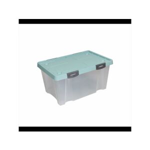 FLAIR 80103 45L zöldeskék Uni-box 600 130505638 - Tárolódoboz & kosár