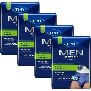 Tena Мъжки панталони Active Fit Plus бельо за инконтиненция S/M 4x9pcs #тъмно синьо 130506225
