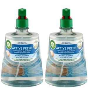 Air Wick Active Fresh Automatyczny odświeżacz powietrza w sprayu, Morska bryza, 2x228ml 130506313