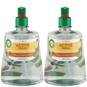 Air Wick Active Fresh Vanília és Jázminlonc automata légfrissítő utántöltő, 2 darabos - Air Wick Automata légfrissítő