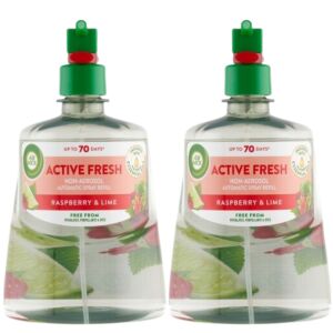 Air Wick Active Fresh Automatyczny odświeżacz powietrza w sprayu, malina i limonka, 2x228ml 130506370