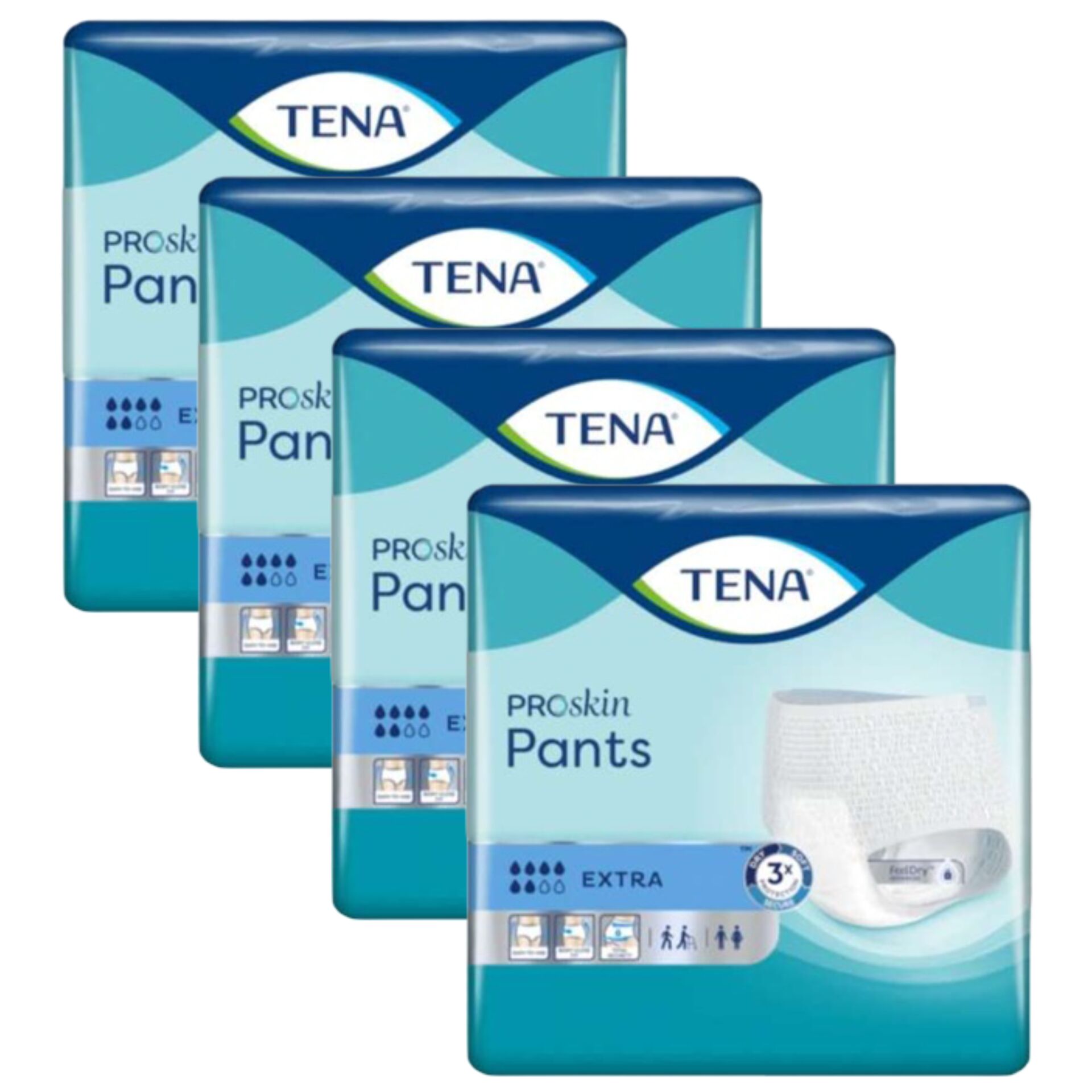 E-shop Tena nohavice Extra Medium 2 nohavice pre dospelých 80-110cm (4x30ks)