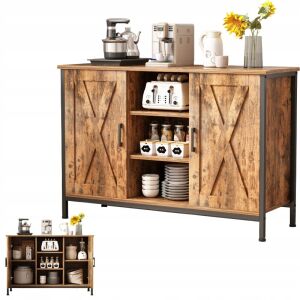 DULAP DULAP LATERAL CU RAFTURI DESCHISE DRESSER VINTAGE BUCĂTĂRIE CAMERĂ DE ZI 130507335