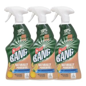 Cillit Bang Soluție Anticalcar Puternică Natural, pachet de 3 - Produse de curățare pentru baie