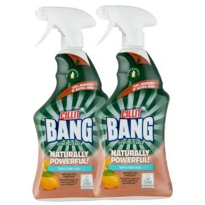 Două sticle de Cillit Bang Natural Puternic Îndepărtător de Calcar - Produse pentru curatenie