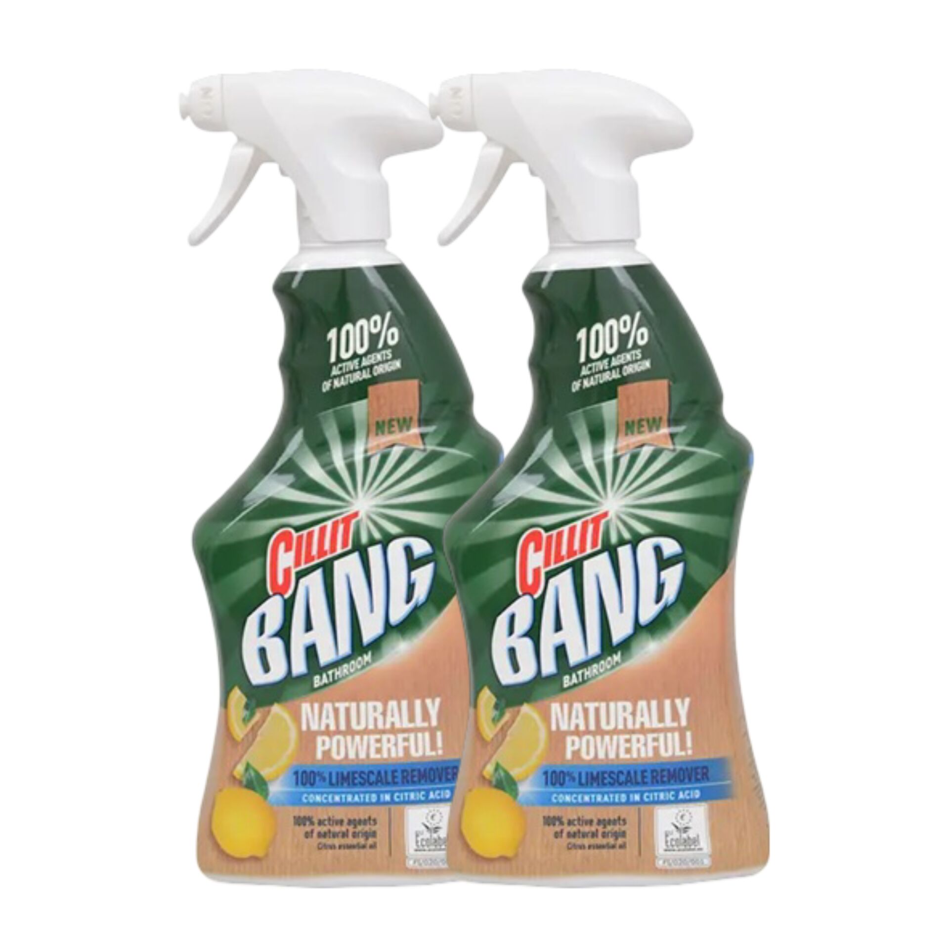 Cillit Bang Természtesen Hatékony Kosz & Vízkőoldó, 2x750ml