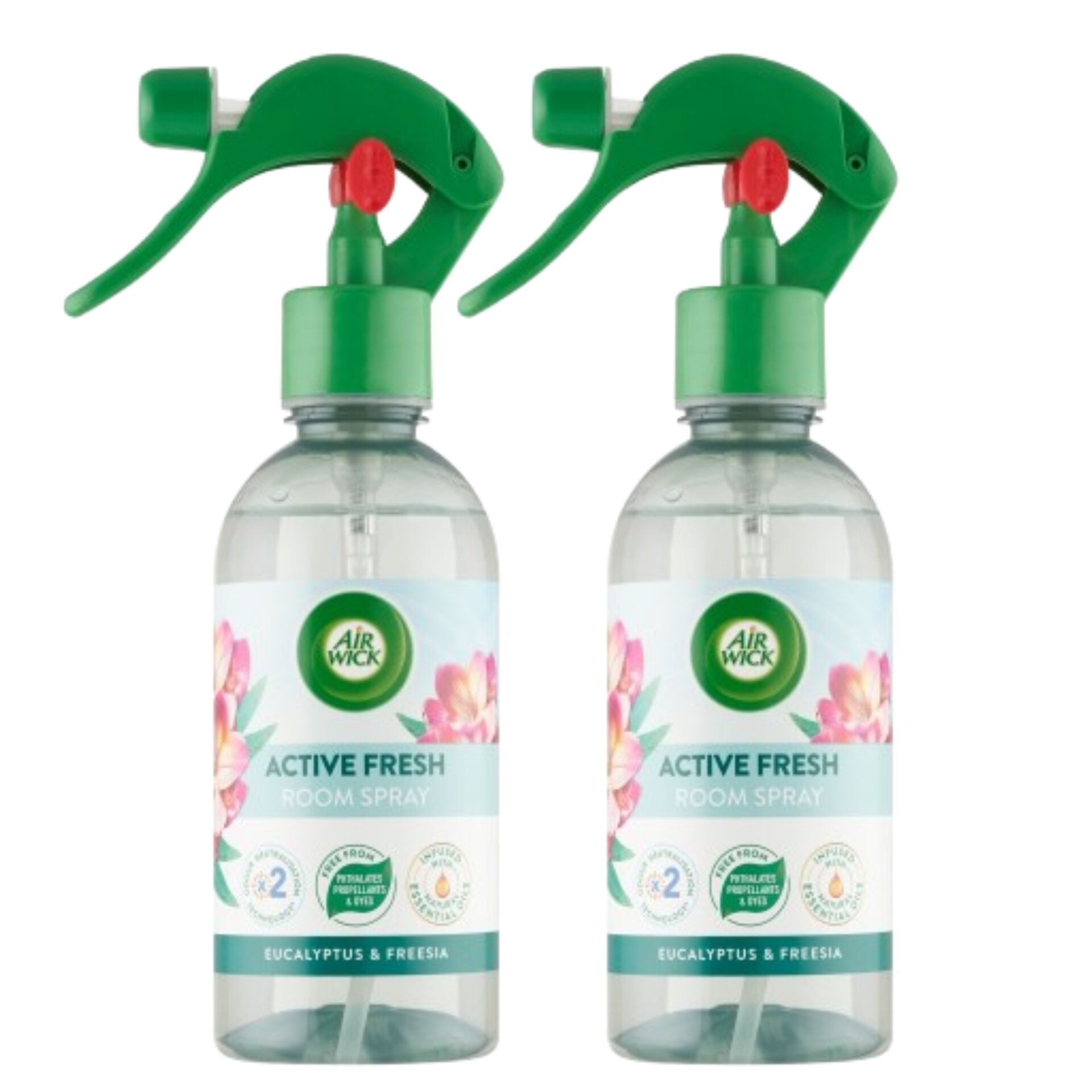 Air Wick Active Fresh Eukaliptusz és frézia Légfrissítő spray 2x237ml