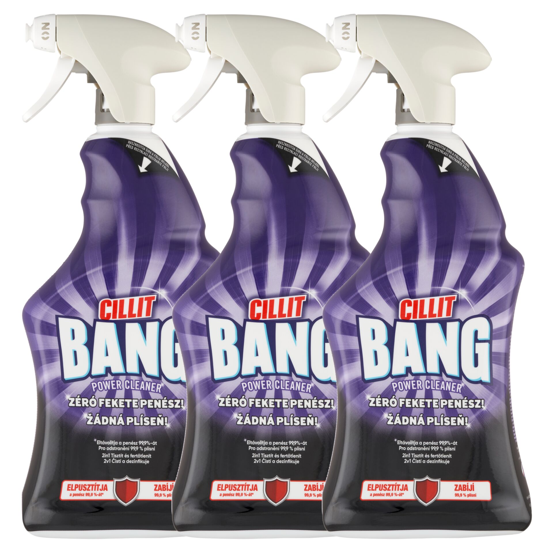 E-shop Cillit Bang Power Cleaner Zero Odstraňovač plesní v spreji 3x750ml