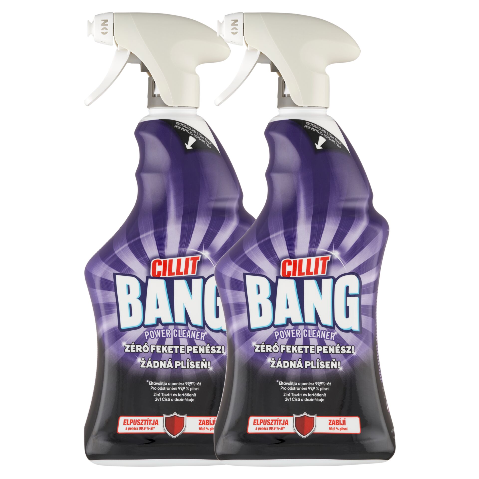 E-shop Cillit Bang Power Cleaner Zero Odstraňovač plesní v spreji 2x750ml