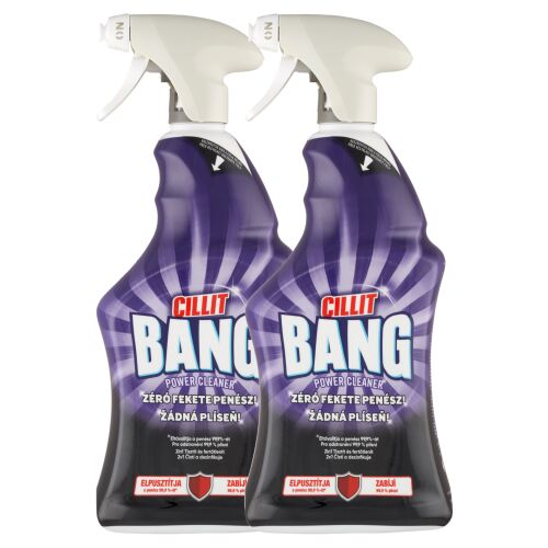 Cillit Bang Power Cleaner Zéró Penészeltávolító Spray 2x750ml, účinne odstraňuje pleseň