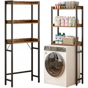 Raft baie stil Loft Industrial peste toaletă sau mașină de spălat, 165 cm - Mobiliere