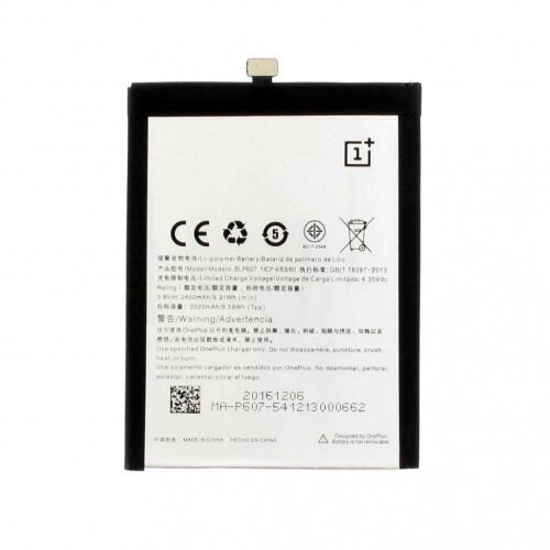 OnePlus BLP607 gyári akkumulátor Li-Polymer 2600mAh (OnePlus One A2001, E1001) 130511302 - OnePlus